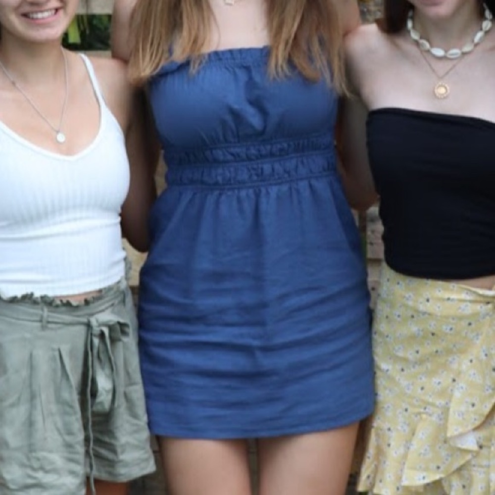 Blue summer dress